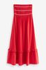 Blue/White Stripe 100% Cotton Multiway Skirt Dress, Regular