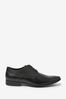 Black Derby Lace- Up Shoes