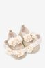 White Satin with Headband Bridesmaid Collection Corsage Occasion Baby Shoes (0-18mths)