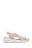 Pink Skechers Womens Arch Fit City Catch Sandals