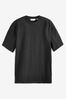 Black Heavyweight T-Shirt, Relaxed Fit
