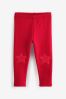 Berry Red Cosy Fleece Lined Leggings (3mths-7yrs)