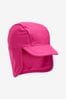 Bright Pink Swim Legionnaire Hat (3mths-10yrs)