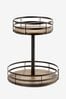 Black Bronx 2 Tier Rotating Spice Rack