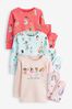 Ecru White/Pink Fairy Pyjamas 3 Pack (9mths-8yrs)