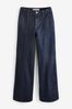 Rinse Blue Tailored Wide Leg Jeans
