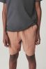 Rust Brown Textured Shorts (3-16yrs)