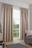 Natural Fusion Galaxy Light Reducing Pencil Pleat Curtains