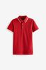 <span>Rot</span> - Kurzärmeliges Polo-Shirt (3–16 Jahre)