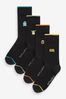 <span>Marvel®, Schwarz</span> - License Socks, 4 Pack