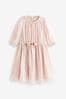 Pink Chiffon Corsage Dress (3-16yrs)