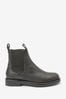 Chocolate Brown Forever Comfort® Leather Chelsea Boots, Extra Wide Fit