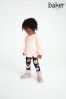Baker by Ted Baker Pink Bow Legging and Sweater Set