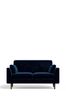 Fine Chenille Dark Teal Mila Compact 2 Seater 'Sofa In A Box'