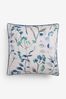 Blue Isla Floral Cushion, 50 x 50cm