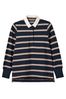 Green Joules Sammie Striped Heavyweight Cotton Rugby Shirt