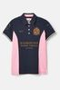 Cream & Navy Joules Official Badminton Polo Shirt