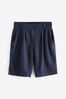 <span>Marineblau</span> - Knielange Shorts aus Leinengemisch, Regular/Langgröße