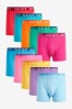 Blue Mixed Colour A-Front Boxers, Regular