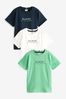 Navy/Grey/White Baker by Ted Baker T-Shirts 3 Pack