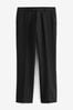 Black Essential Suit: Trousers, Slim