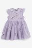Embellished Mesh Baby Dress (0mths-2yrs)