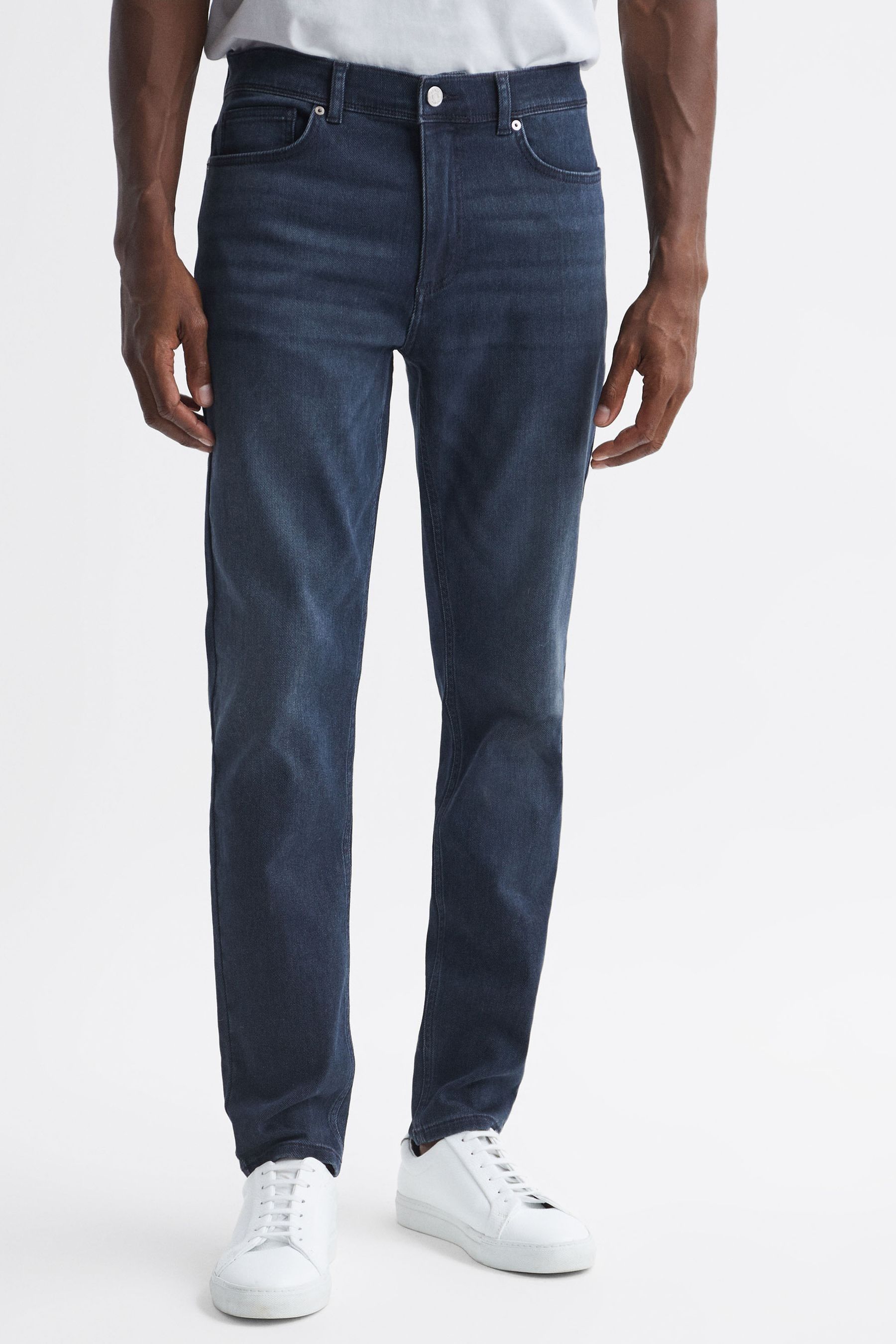 Reiss Littleton - Indigo Slim Fit Mid Rise Jeans, 28
