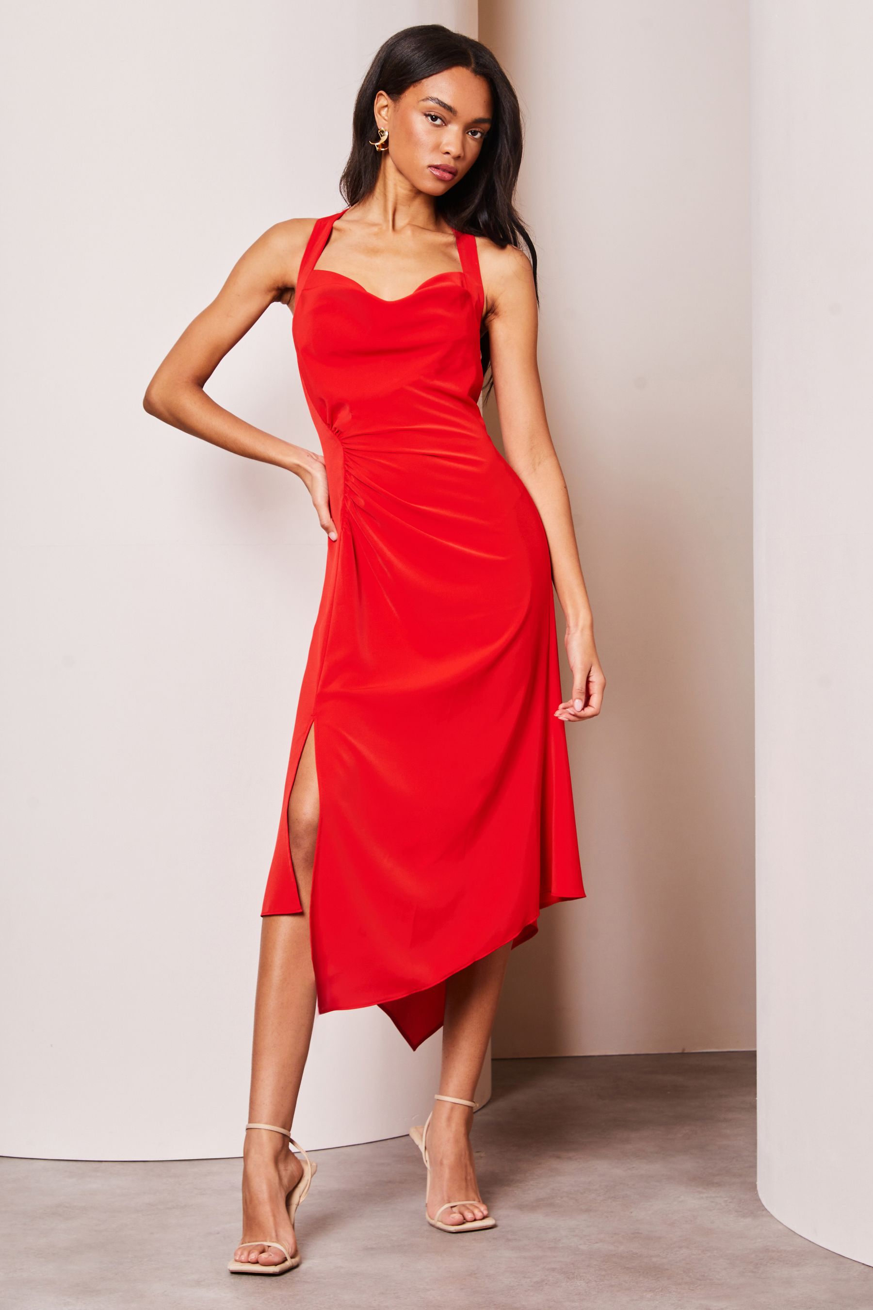 Lipsy red dress discount