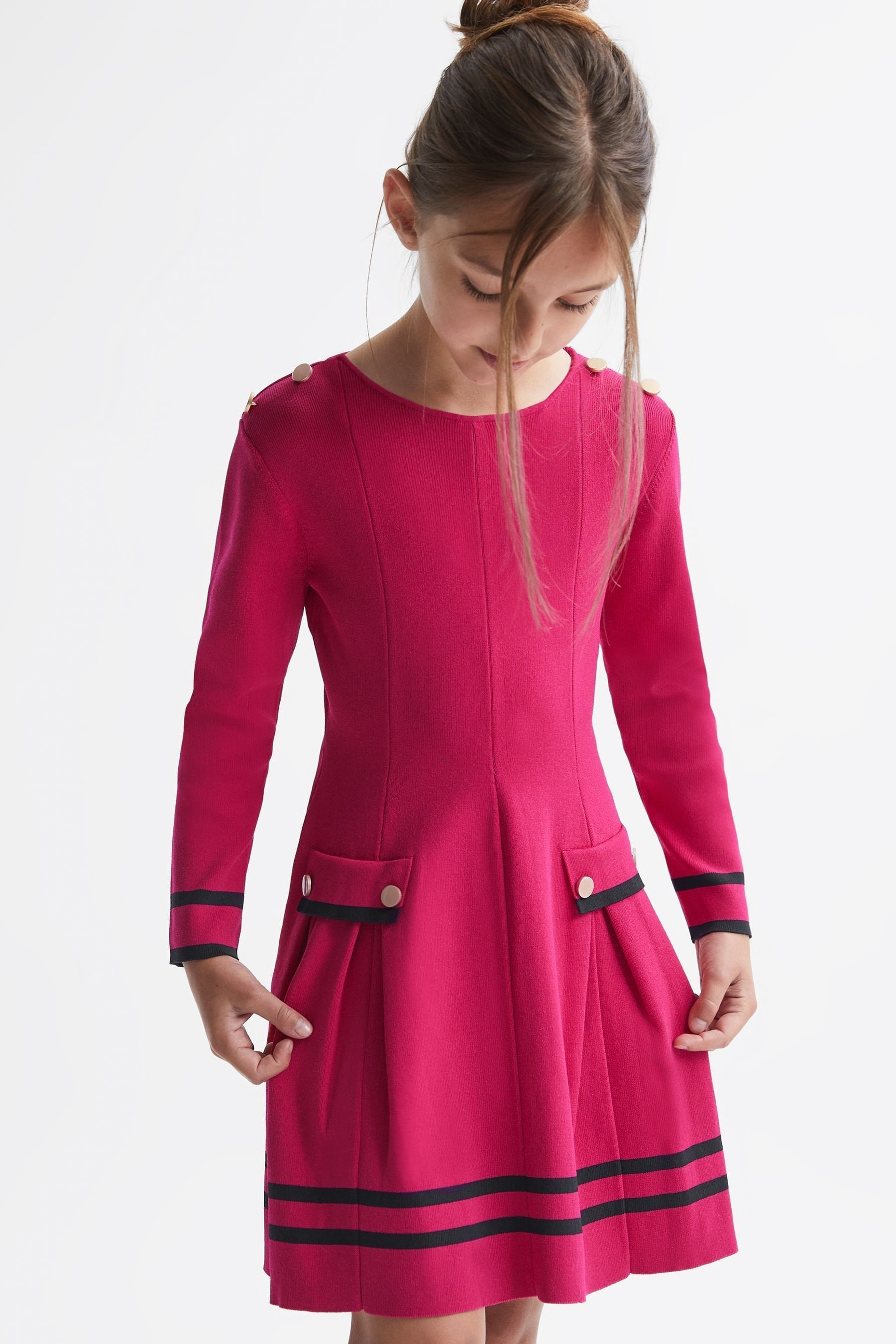 PAIGE - Knitted Flared Dress,...