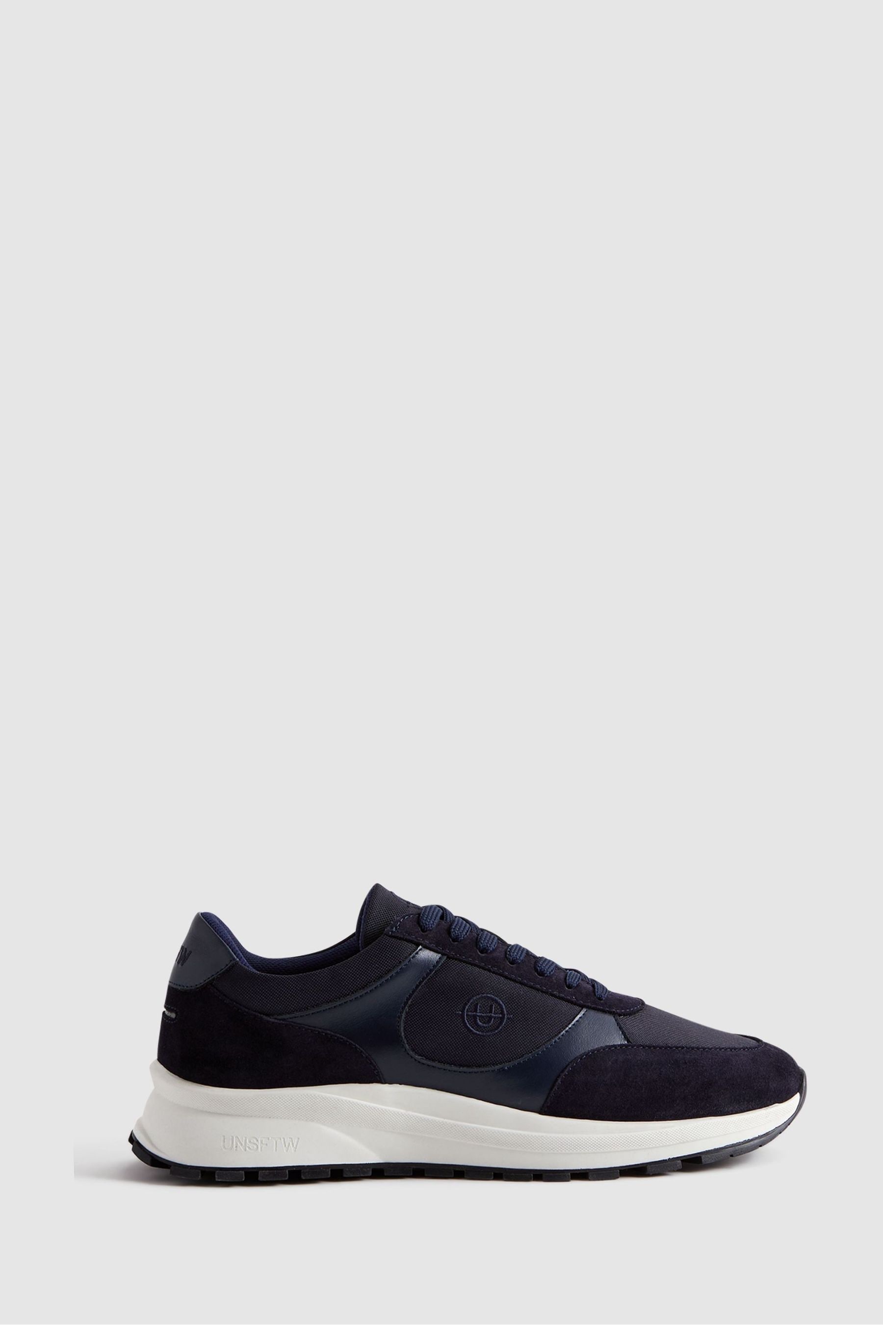 Unseen Plemont Trainers In Navy/white