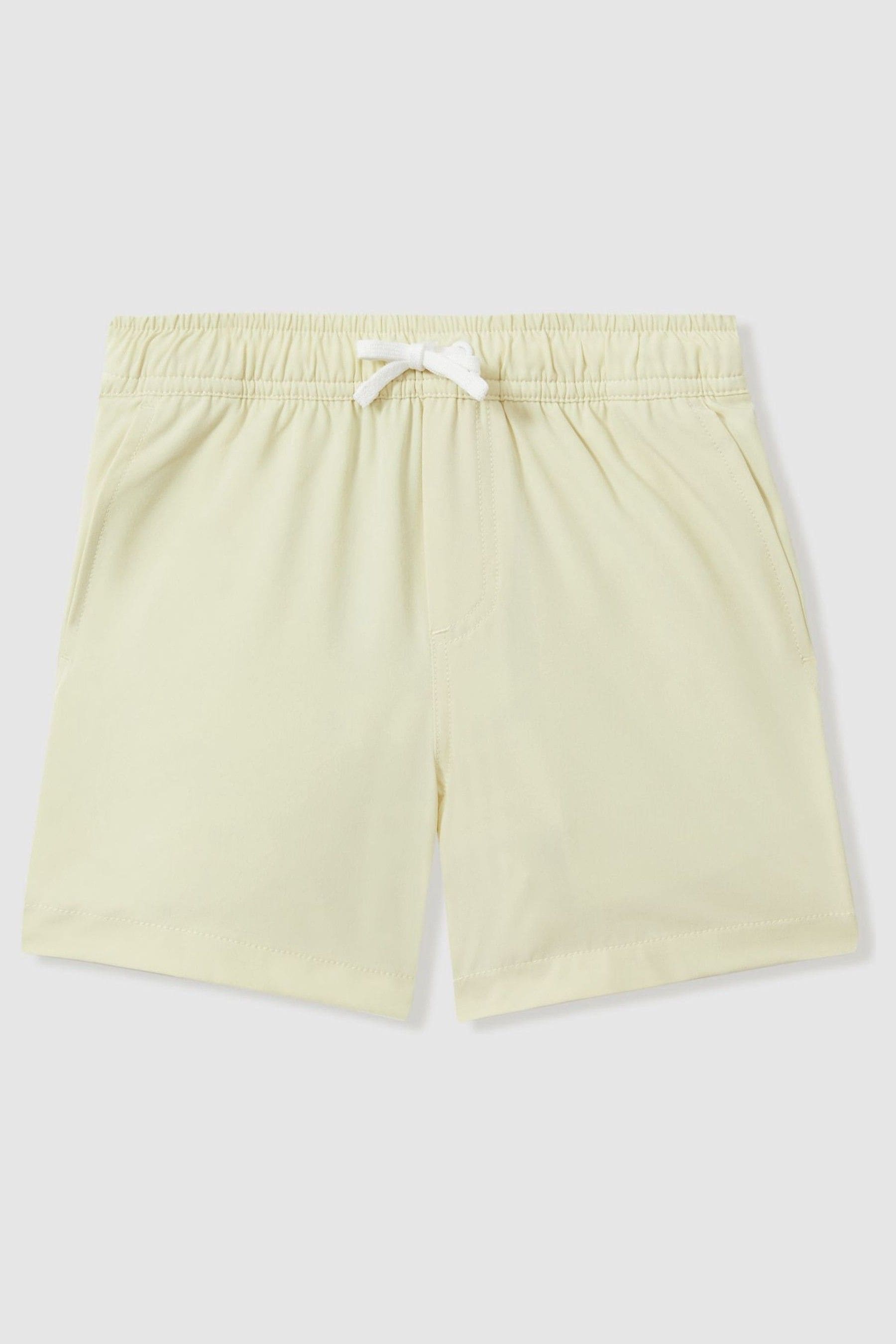 Shop Reiss Shore - Lemon Plain Drawstring Waist Swim Shorts, Uk 7-8 Yrs