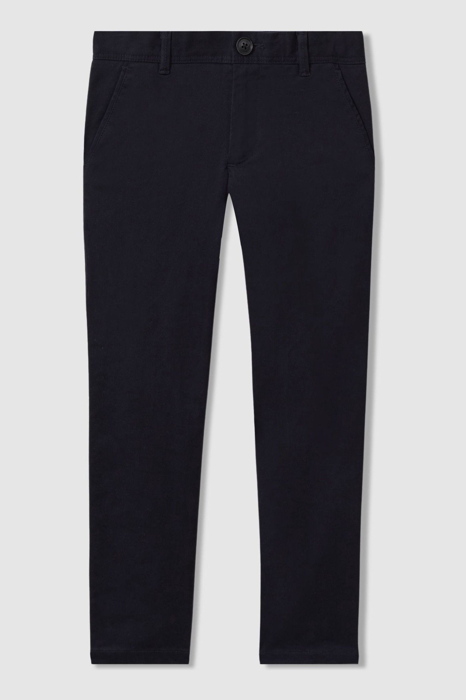 Reiss Pitch - Navy Slim Fit Casual Chinos, Uk 13-14 Yrs