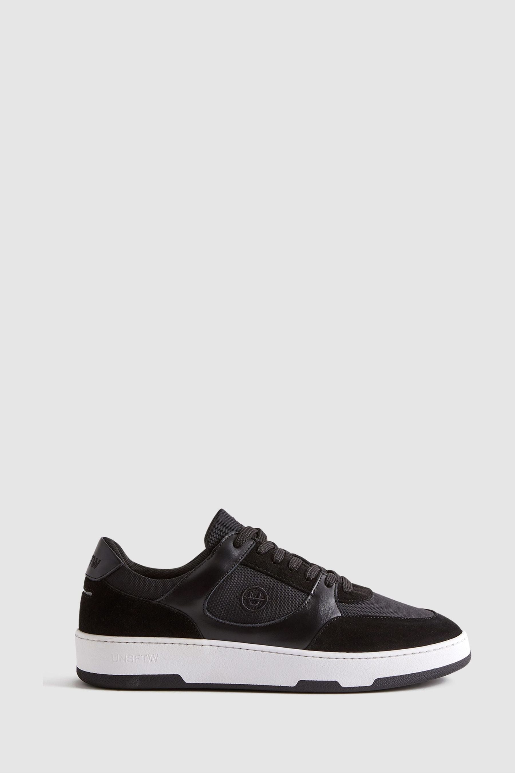 Unseen Footwear Noirmont Trainers In White/black