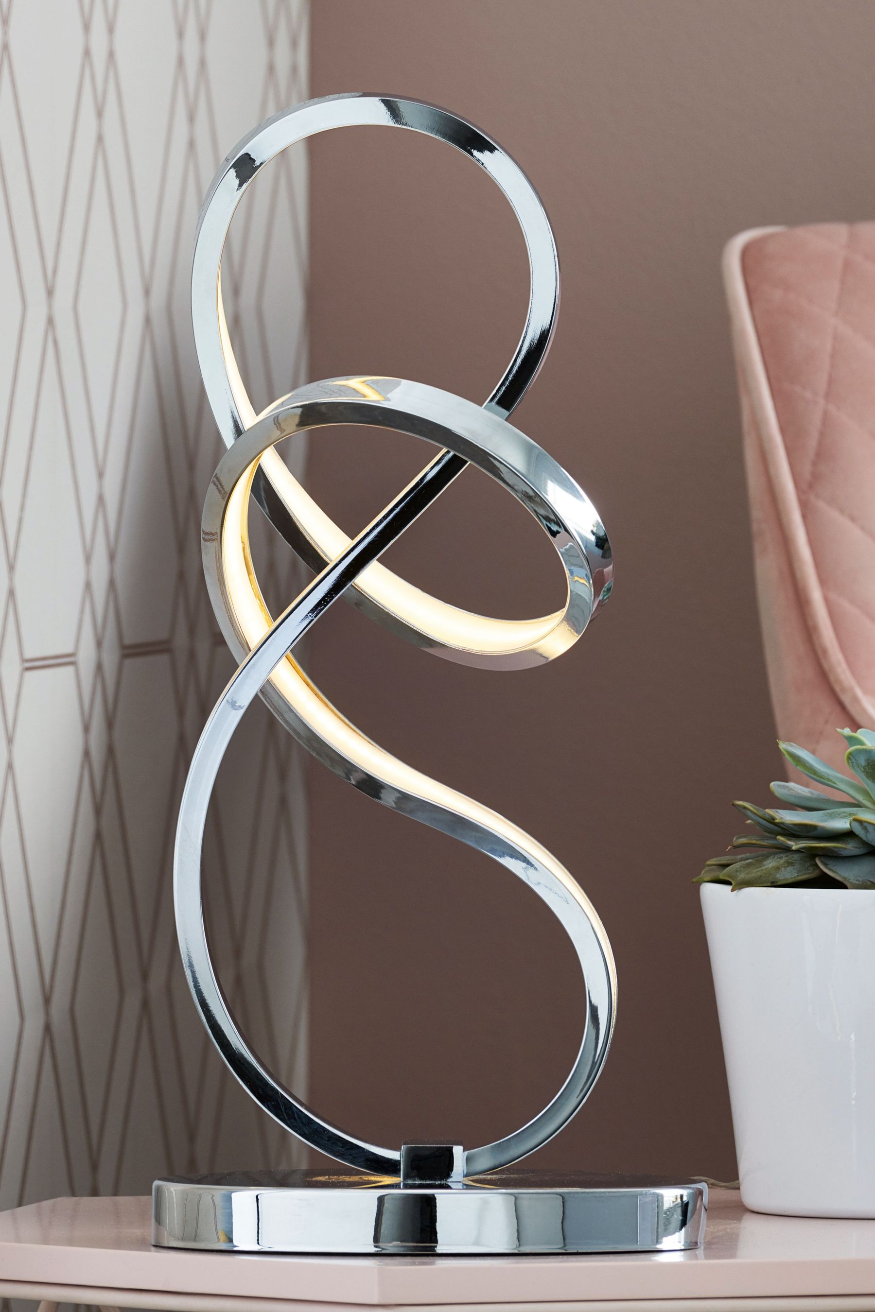 Heart Led Table Lamp From The, Modern Led Table Lamps