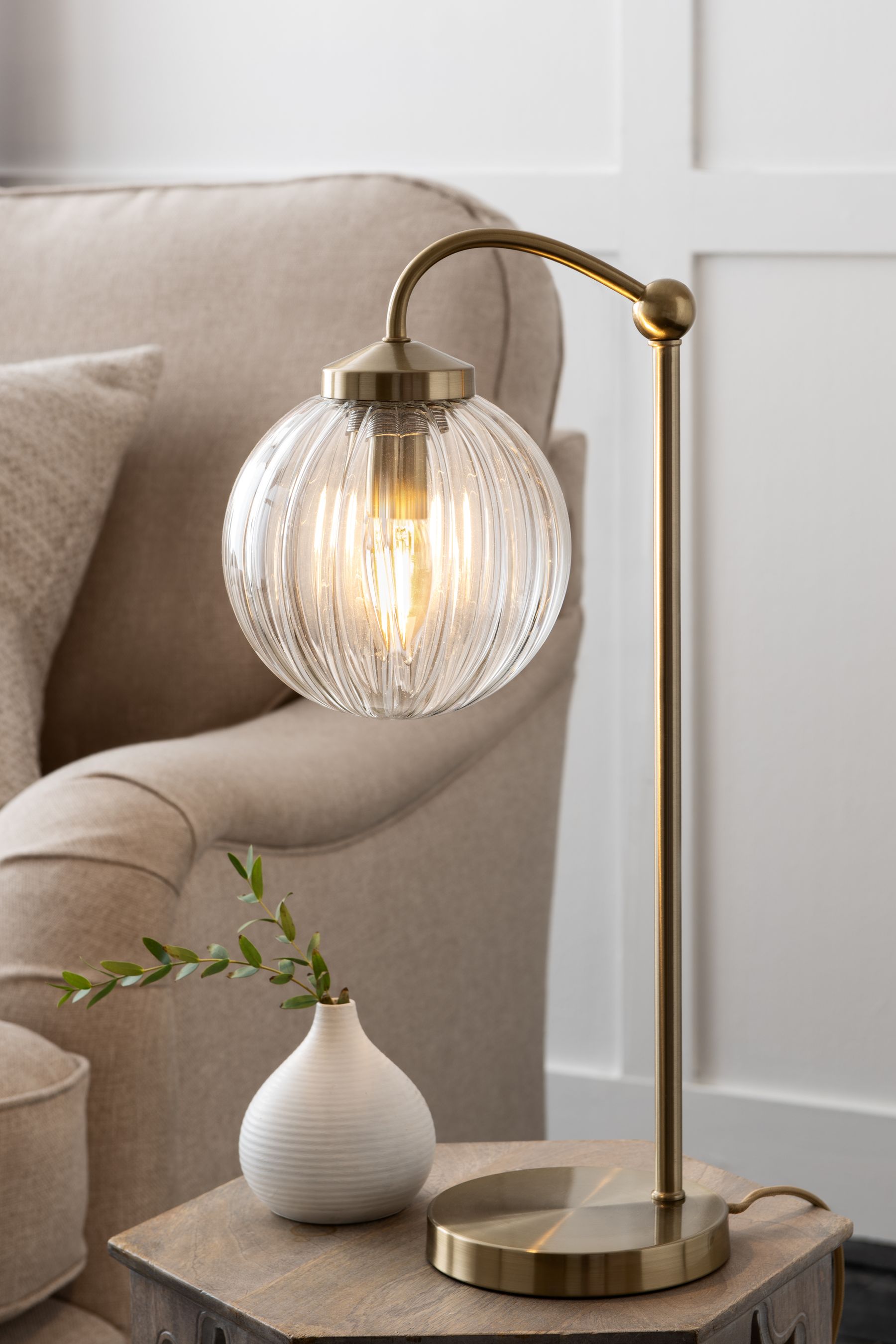 Next brass lamp hot sale