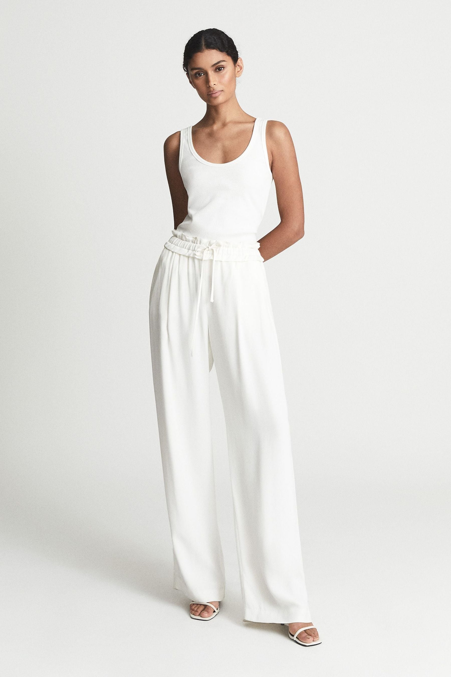 Reiss Violet In White
