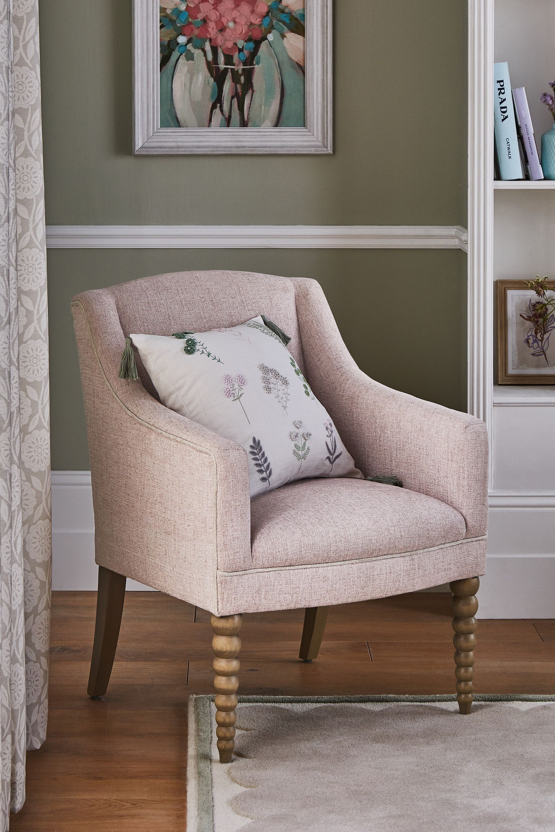 Next Tweedy Plain Blush Pink Washed Leg Maeve Accent Chair Tweedy Plain Blush Pink Reviews Next Reviews Feefo