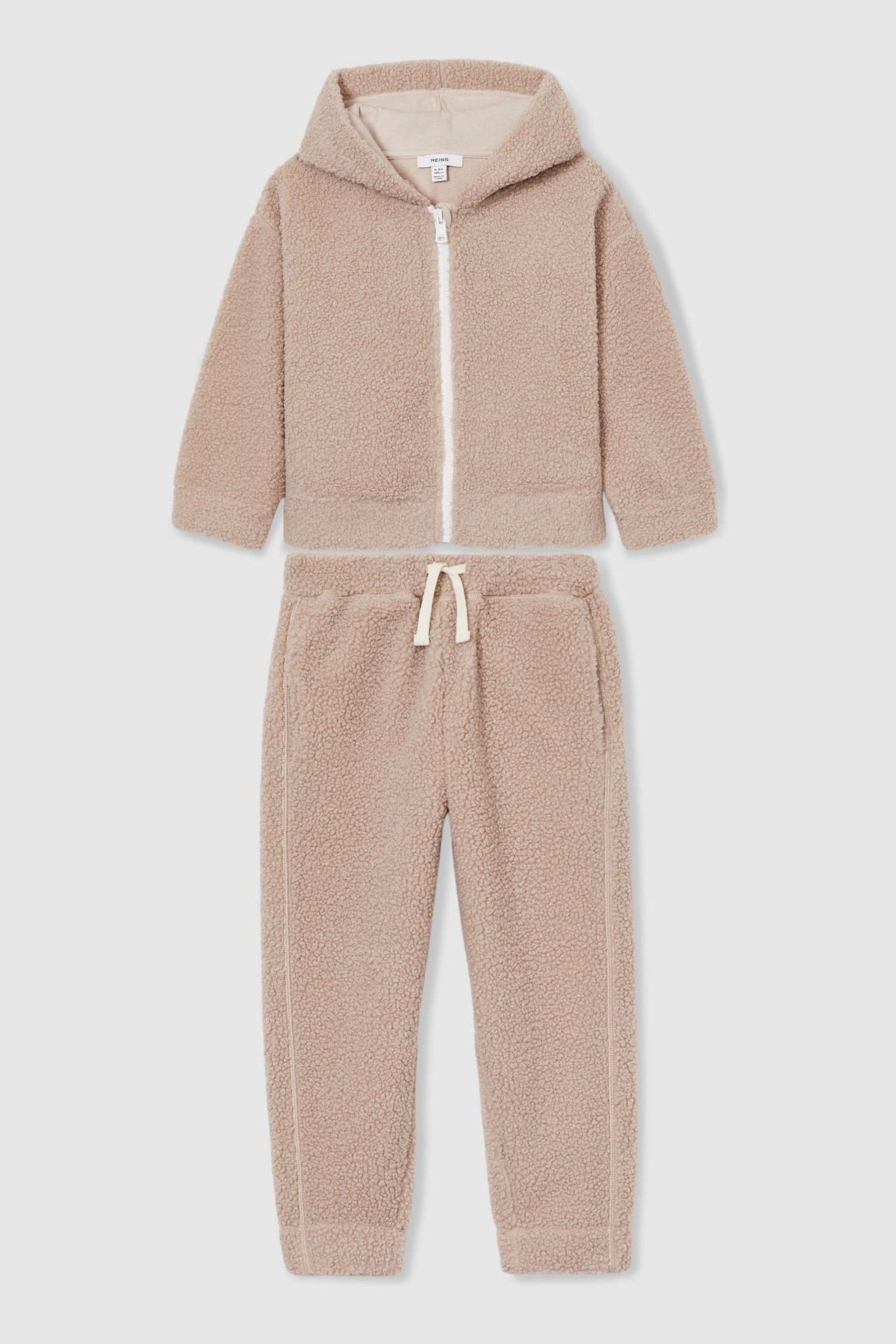 Reiss Mink 13-14 yrs Fleece Hoodie and Joggers Set,