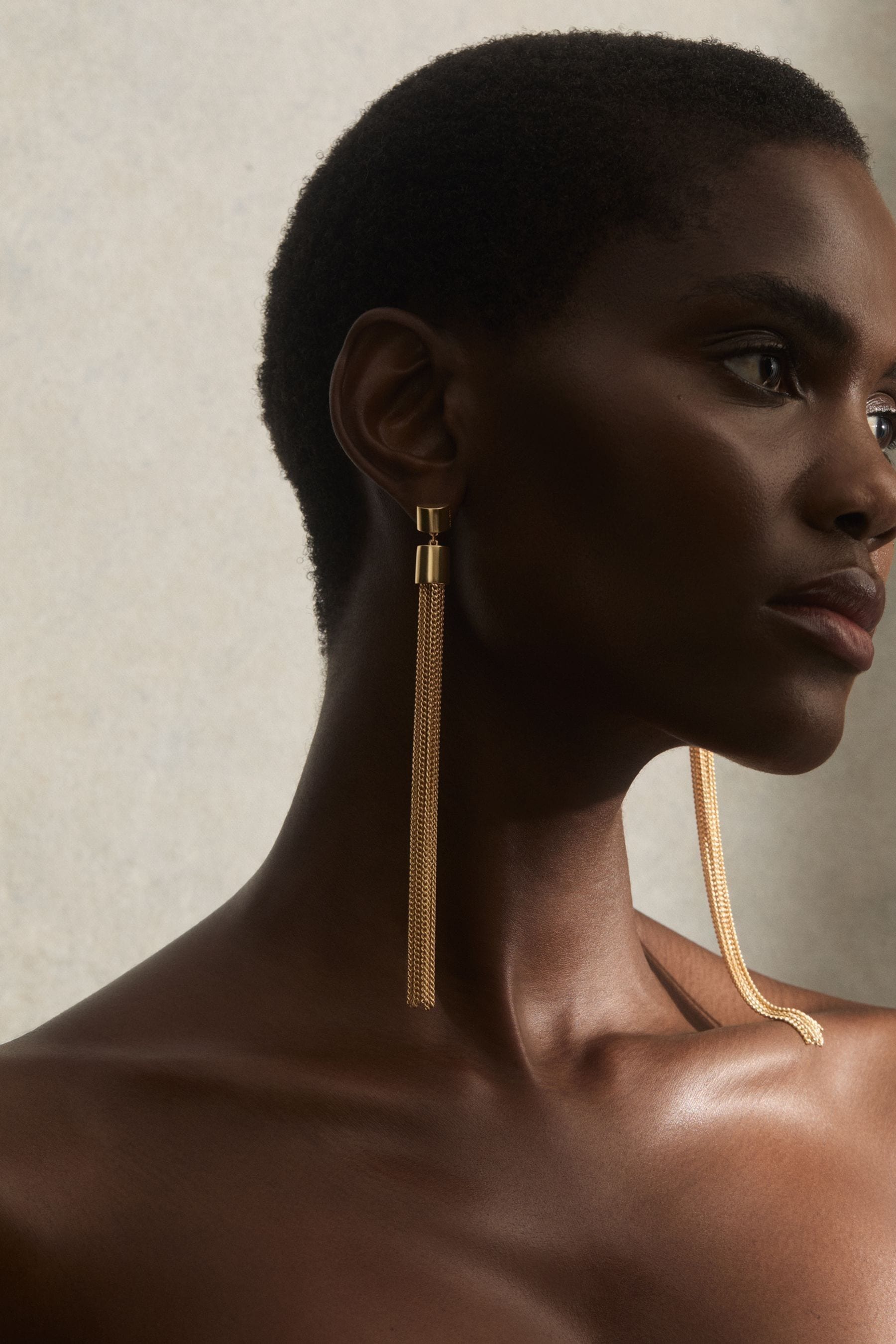 Tassel drop earrings discount