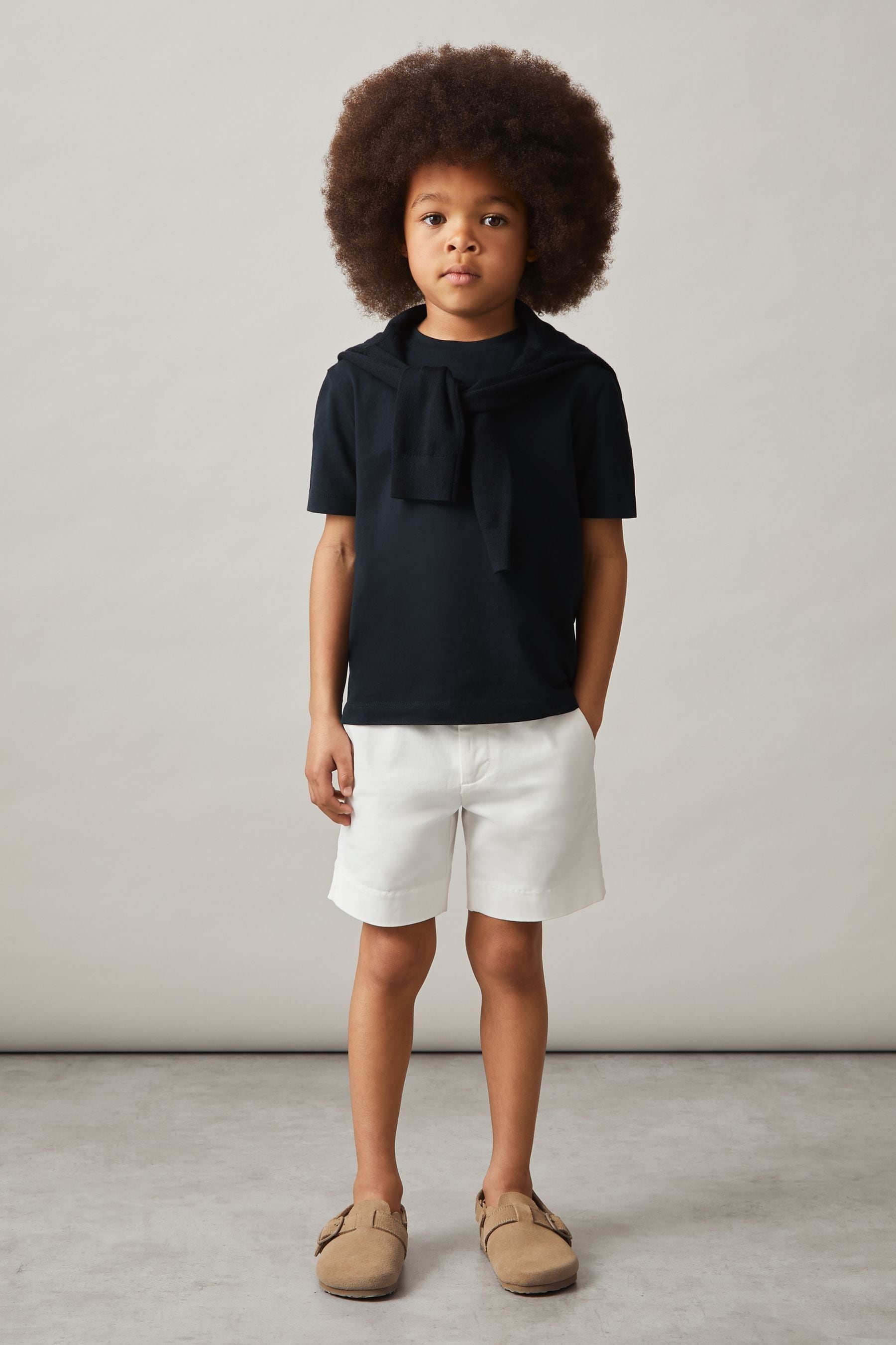 Reiss Navy Crew Neck T-shirt