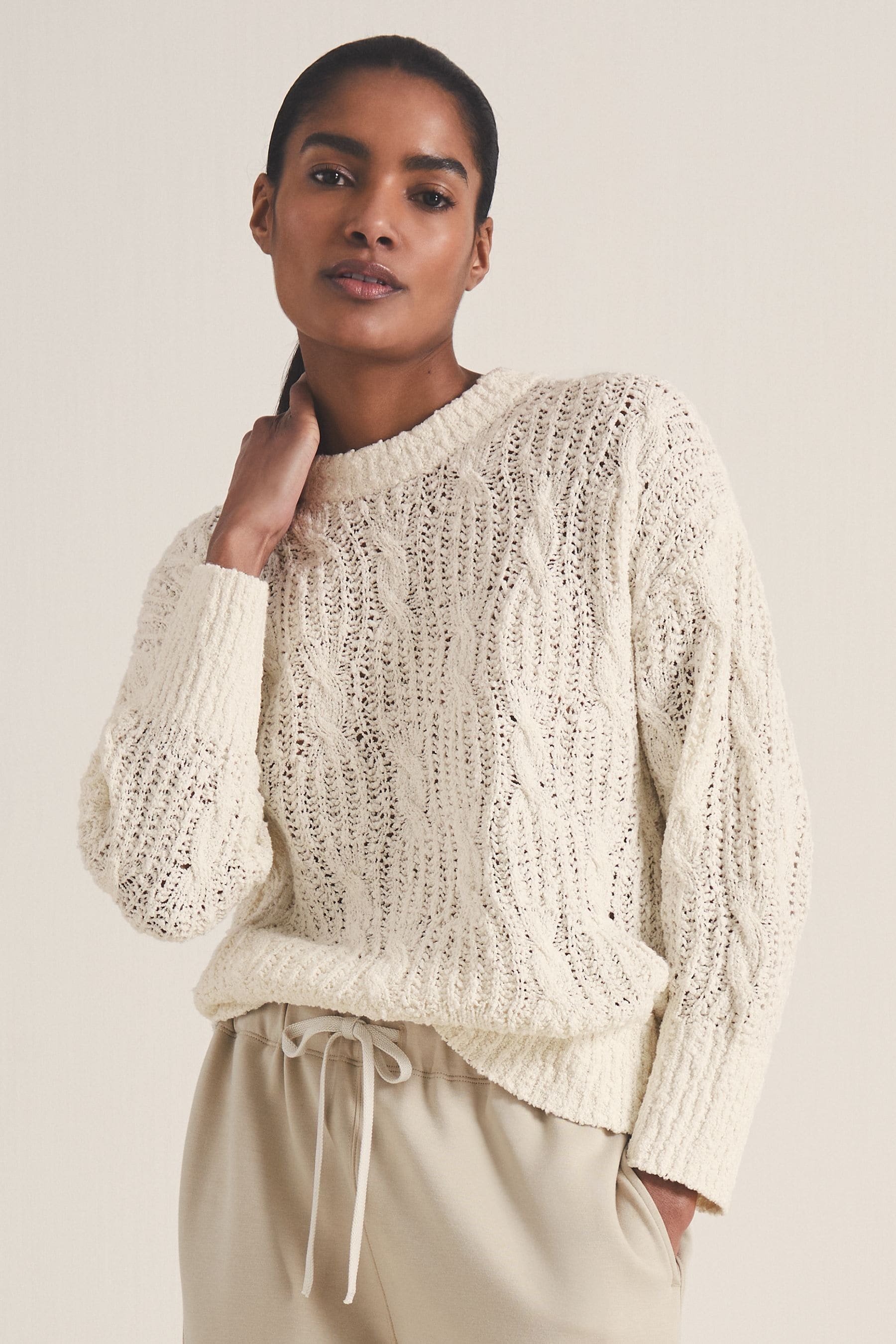 Reiss | Les 100 Ciels Bouclé Jumper, M