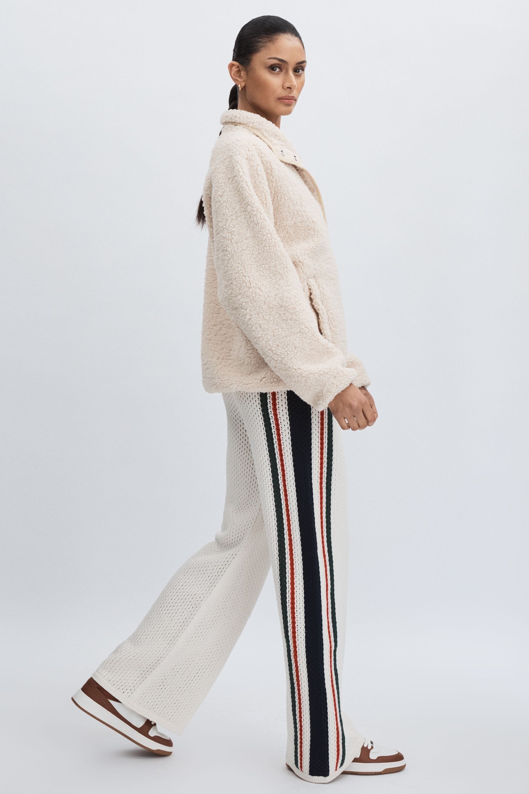 The Upside Pacific Wide Leg Cody Pant In White