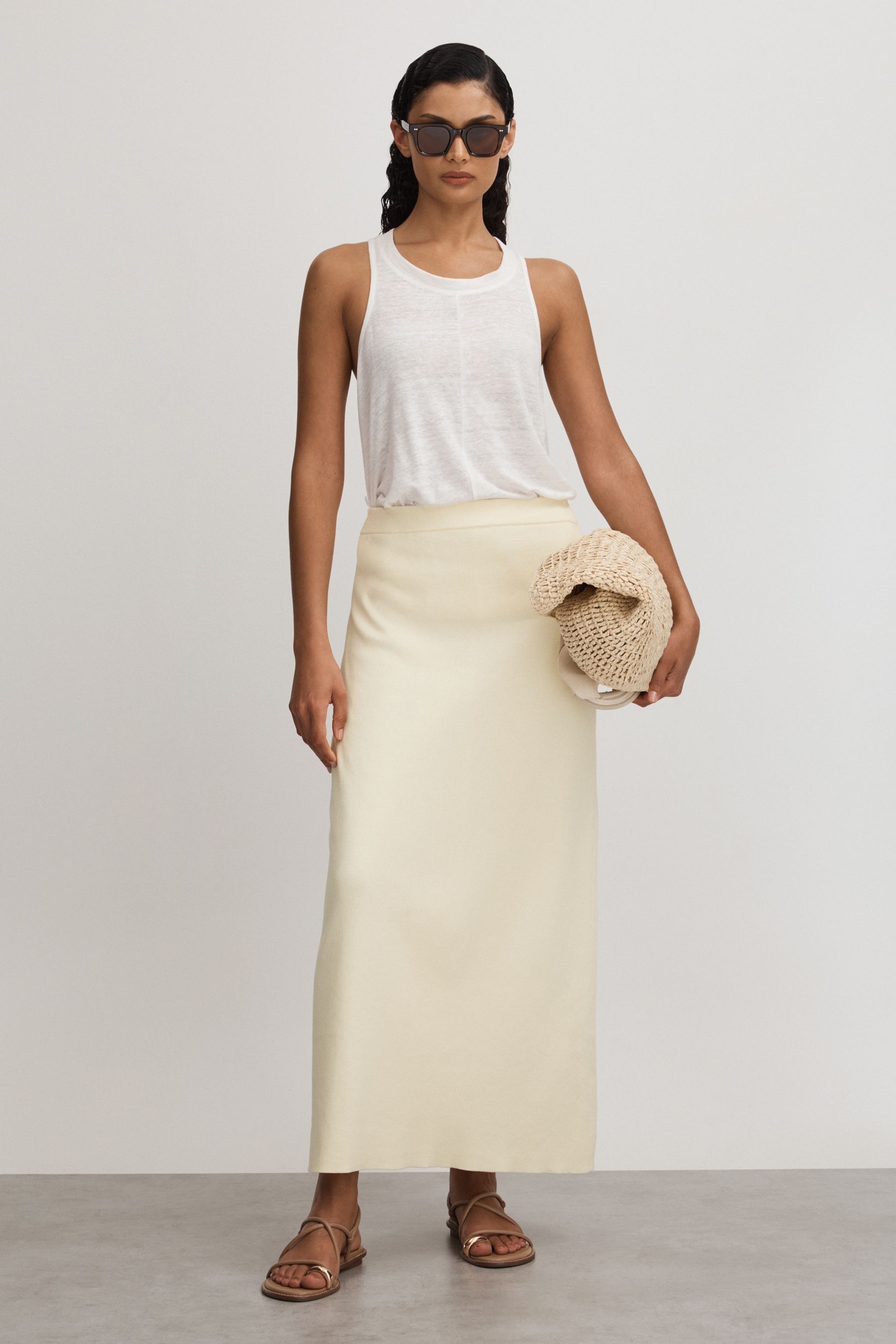 Anna Quan Knitted Cotton Midi...