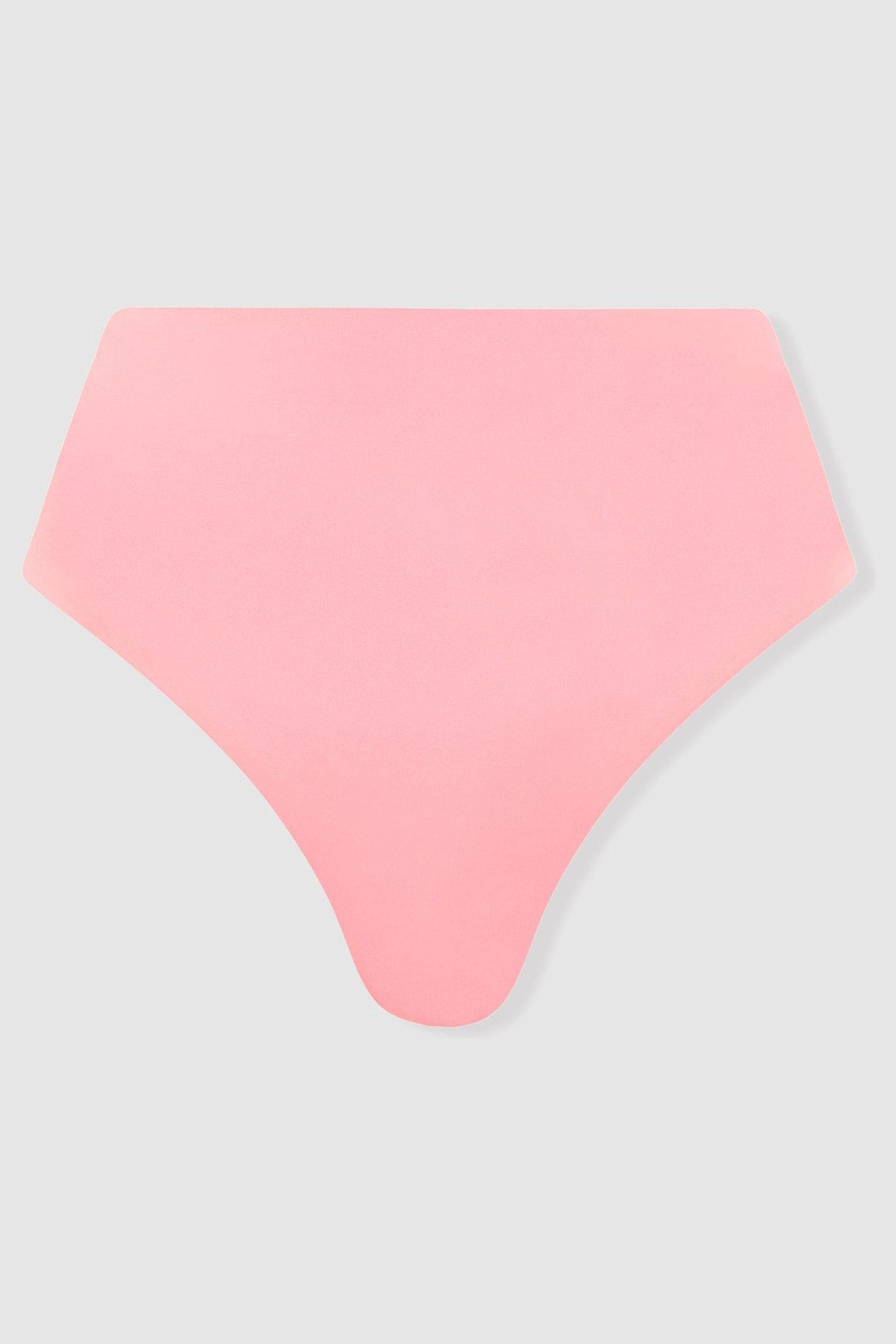 Shop Bondi Born High Rise Bikini Bottoms In Pink