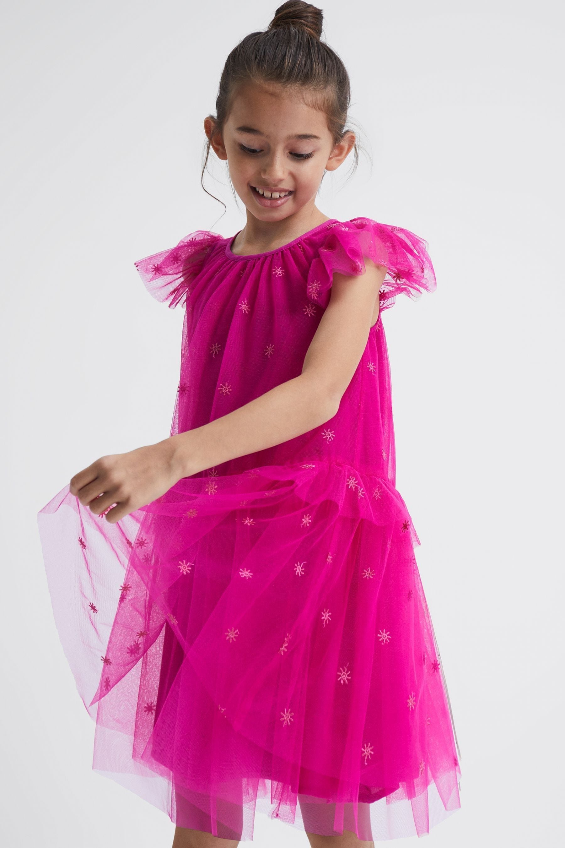 Reiss Kids' Fifi In Bright Pink