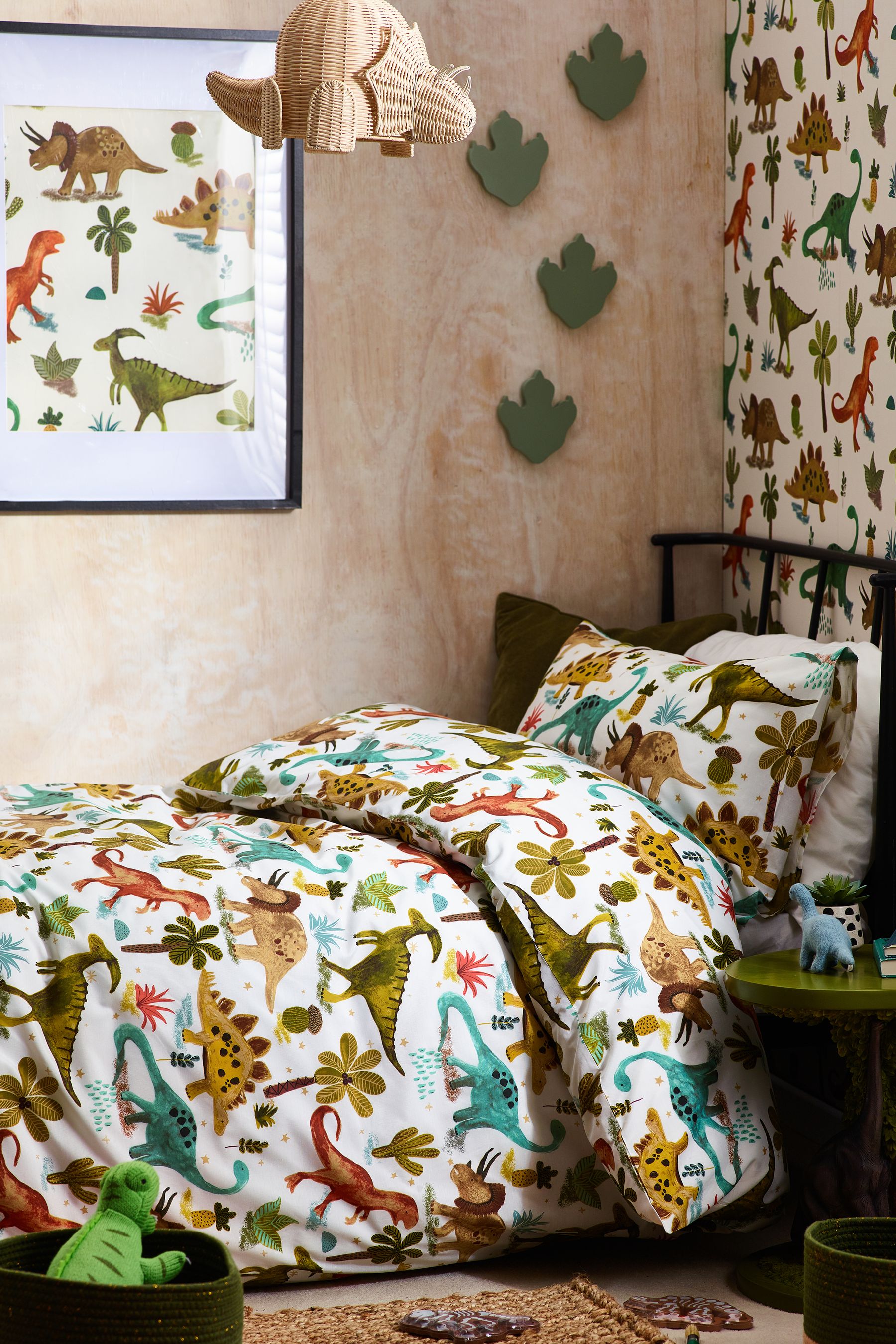 Next Green Dinosaur Print Duvet Cover And Pillowcase Set Green Dinosaur Print Reviews Next Reviews Feefo