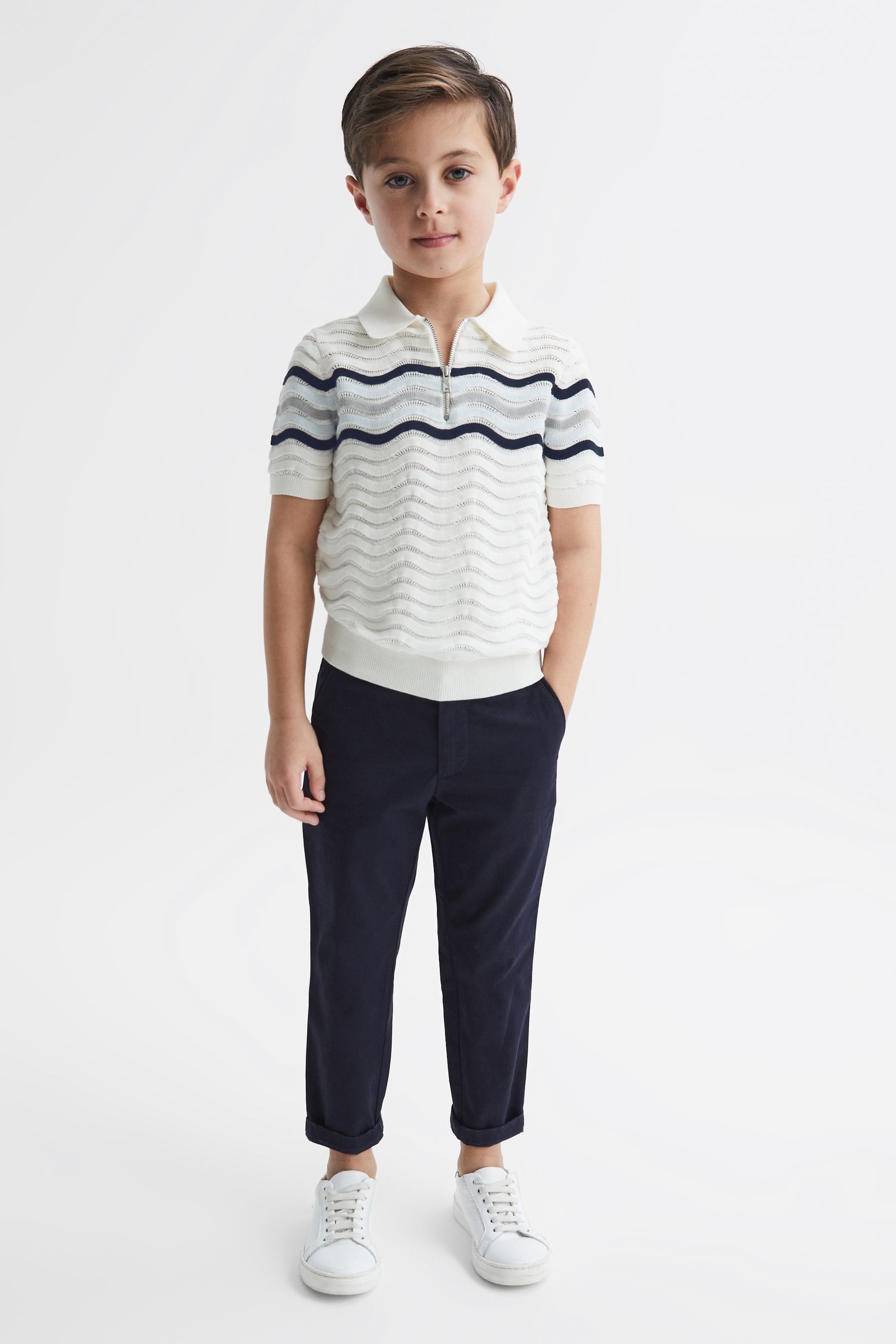 Reiss Kids' Cole In Optic White