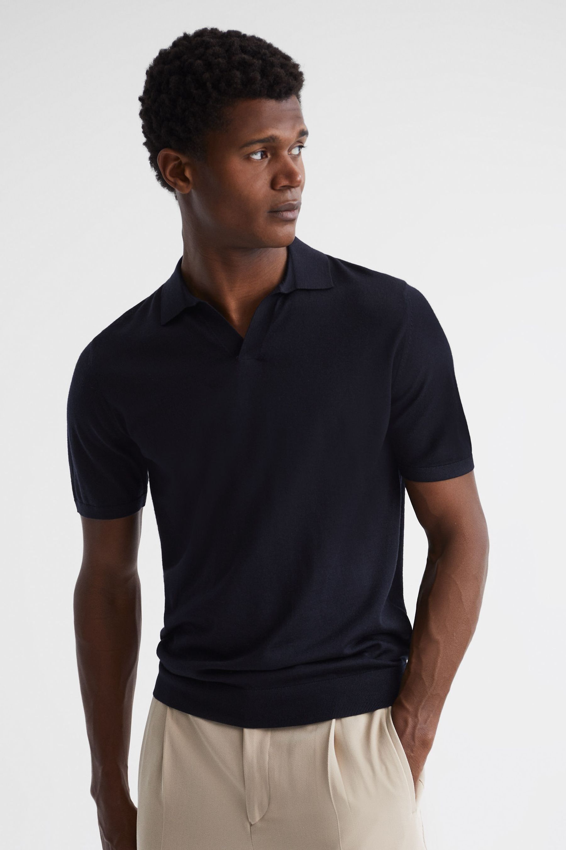 Men's silk new arrivals blend polo shirts