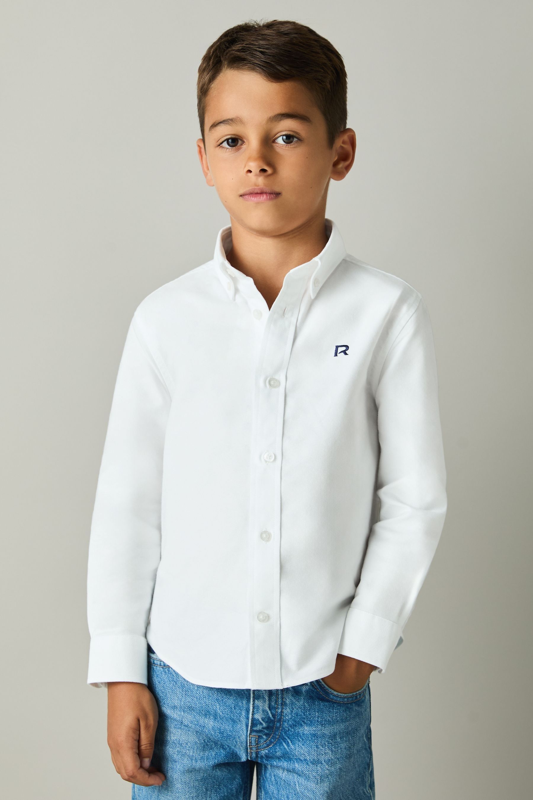 Reiss 13 Years In White/navy