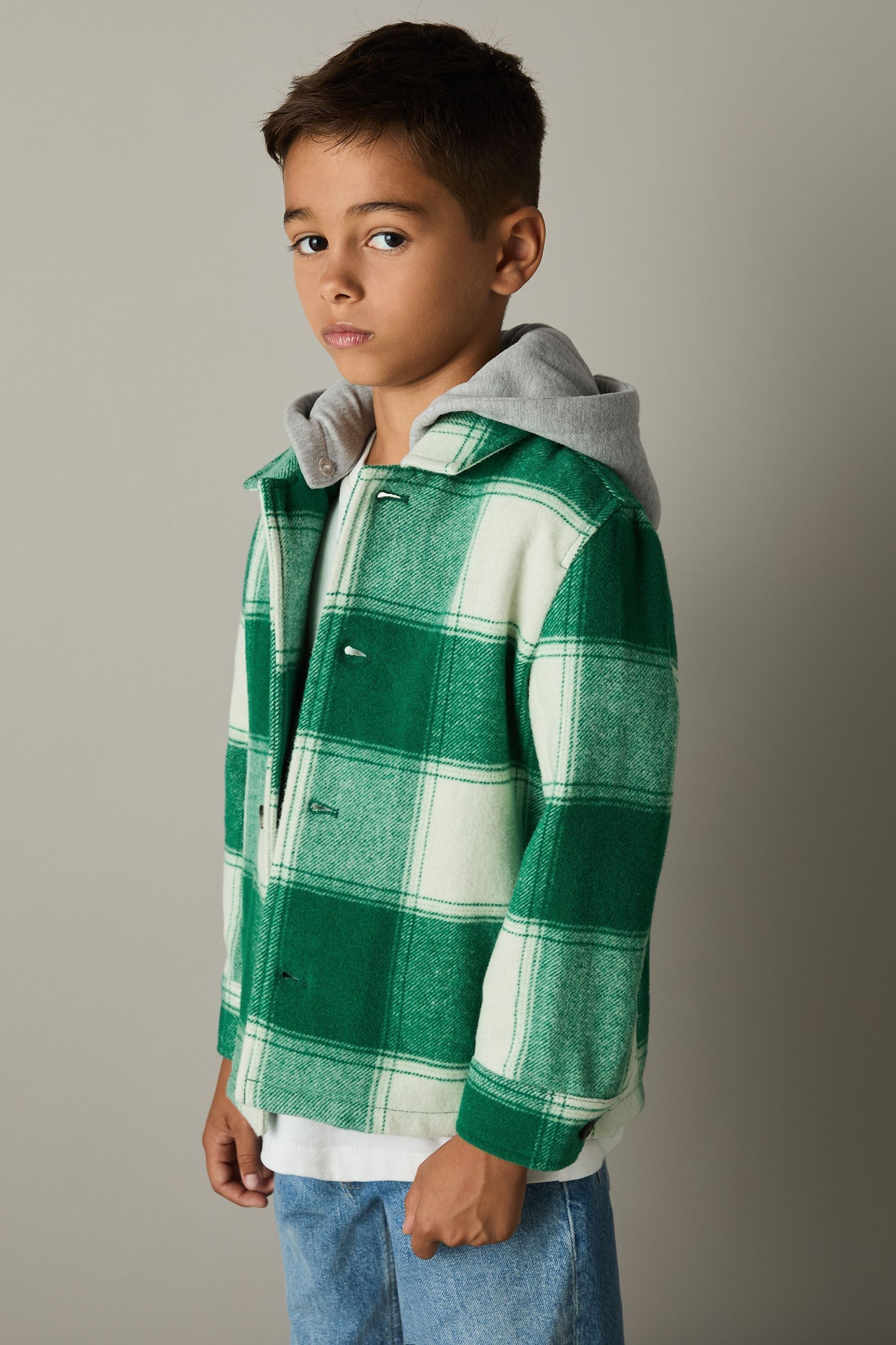 Reiss 5 Years In Green/off White